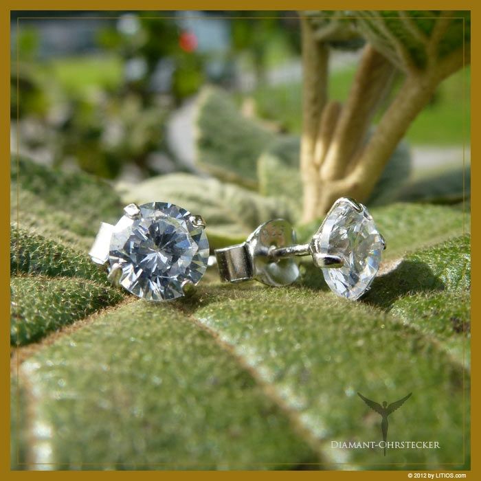 Diamant-Ohrstecker kristallklar 4 Diamant-Ohrstecker kristallklar - Image 4