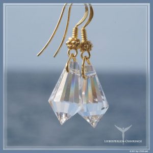 Liebesperlen-Ohrringe - Litios-Lichtkristalle