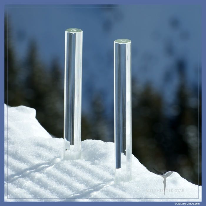 Melchisedek-Stab diamant - Litios-Lichtkristalle