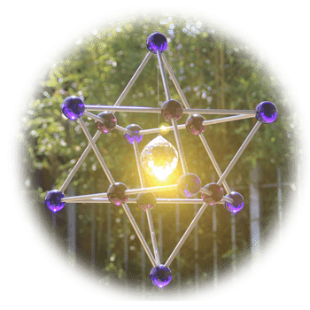 Merkaba des Aufstiegs Litios-Lichtkristalle