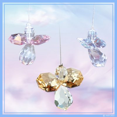 Schutzengel Set Lichtkristall