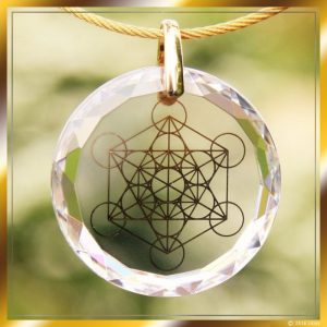 Würfel des Metatron-Medaillon - Litios-Lichtkristalle